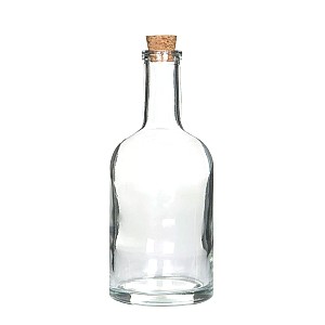 Glasflasche mit Korken